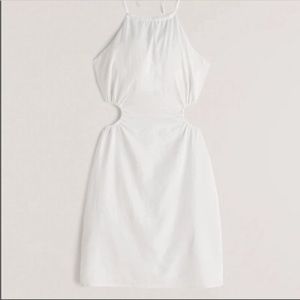 Abercrombie and Fitch cutout linen dress